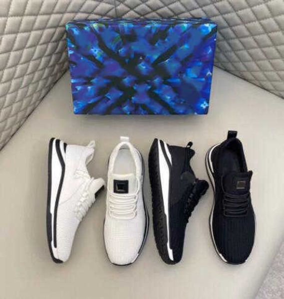 

high end and high-end casual mesh breathable men's shoes fashionable and trendy versatile and comfortable shoes, Black