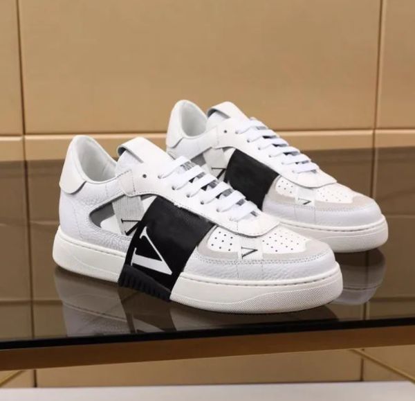 

luxury designer women men casual shoes fashion flowers genuine leather patchwork low trainers sneakers runway platform wedges round toe lace, Black