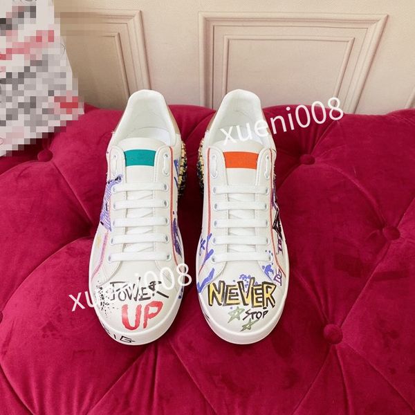 

men women classics brand casual shoes leather lace-up sneaker running trainers letters woman shoes flat printed gym sneakers2023, Red;white