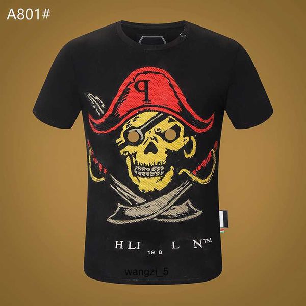 

phillip plain tees t-shirt summer fashion designer long sleeve luxury letter cotton clothing short zivh 18 w2mx, White;black