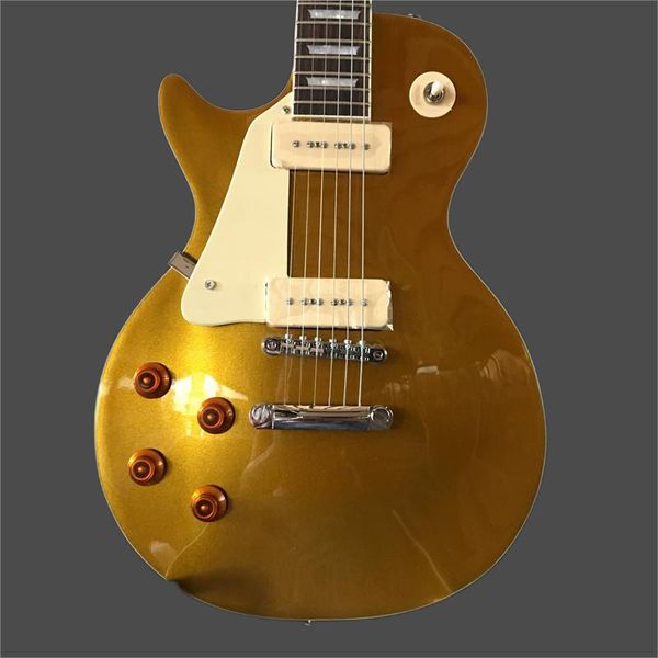 

wholesale retail new style p90 pickup gold standard left hand electric guitar 56