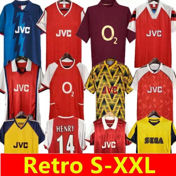 

gunners henry retro soccer jerseys highbury pires reyes 2004 02 03 05 06 92 93 94 95 96 98 99 bergkamp adams persie galla v. persie 88 89 90, Black;yellow