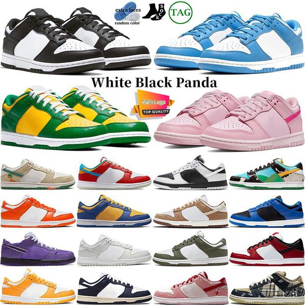 

men sb low pandaes trainers sneakers triple pink chunky dunky white black unc grey fog medium olive fruity brazil coast women dunkes sports
