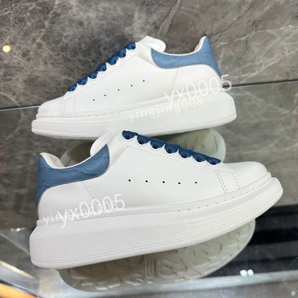 

2023new designer man quality classics flat sneaker casual shoes leather white letter overlays fashion platfnorm sneakers, Black