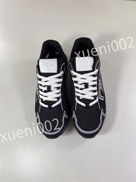 

fashion designer shoe lightweight lace-up breathable casual sneakers business leisure walking loafers, Black