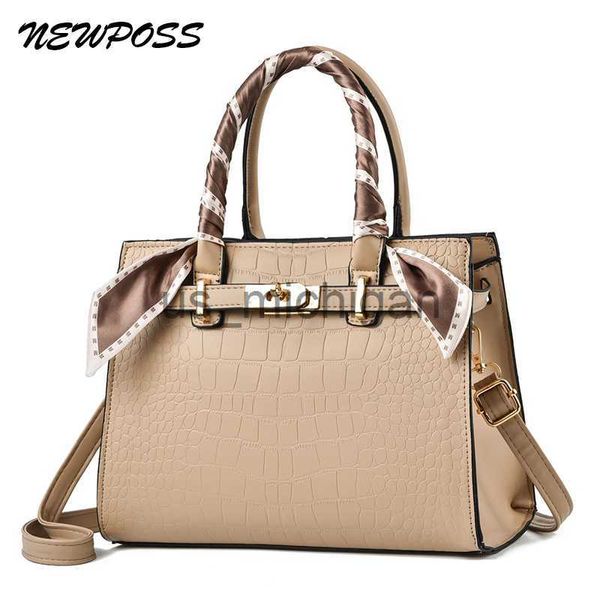 

evening bags newposs leather women messenger bags odile female crossbody shoulder hand bags for women 2022 ladies handbags j230609