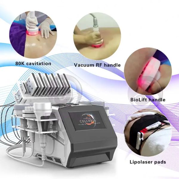 

7 in 1 80k system ultrasonic cavitation rf slimming fat reduction machine