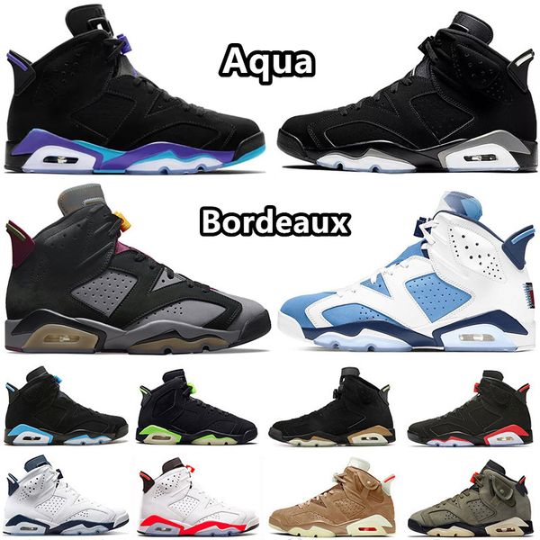 

jumpman 6 6s basketball shoes black infrared unc university blue hare dmp electric green carmine flint yellow olive british khaki sport shoe