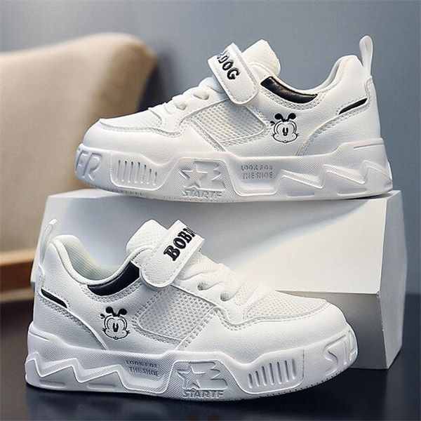 

summer new children's small white shoes non-slip mesh sneakers children's for boys and girls casual shoes., Black