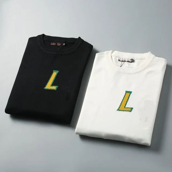 

2023 new european men's and women's designers sweater vintage classic luxury sweatshirt men's embroidered round neck comforta, Black