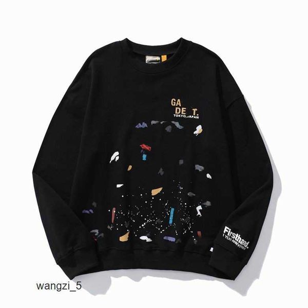 

designer american womens depts streetwear hoodies sweater fashion cotton mens loose long sleeve clothing high street printed clothes size 8, Black