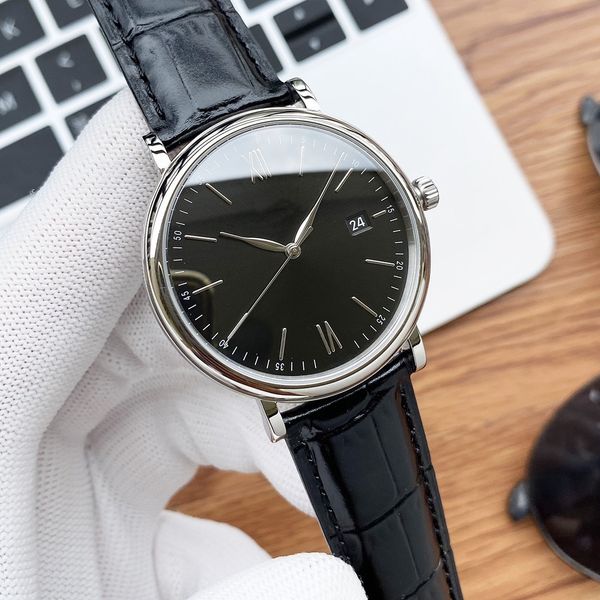 

classic men's watch, the most popular is simple, using automatic mechanical movement, sapphire mirror, dial using the most classic will, Slivery;golden