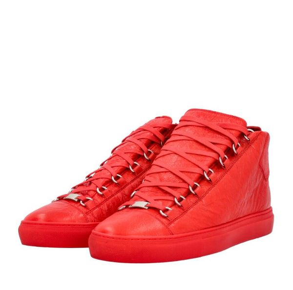 

luxury arena shoes men casual shoes high-sneaker men's platform wrinkle leathers trainers outdoor fashion sport runner eu38-46, Black