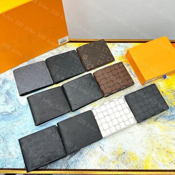 

new wallet multiple women man luxury designer credit card slots coin purses brown flower key pouch card holder wallets cardholder m60895, Red;black