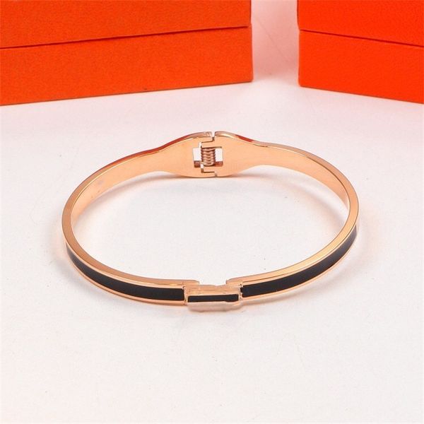 

womens mens bangle bracelets luxury designer bangles bracelet jewelry accessories fashion braclet christmas gifts valentine's day cuff, Black