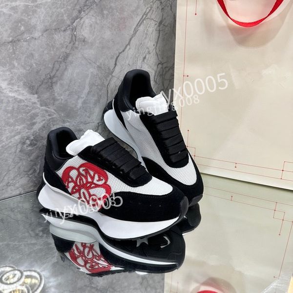 

new womans brand designer classics flat sneaker casual shoes leather white letter overlays fashion platfnorm sneakers, Black