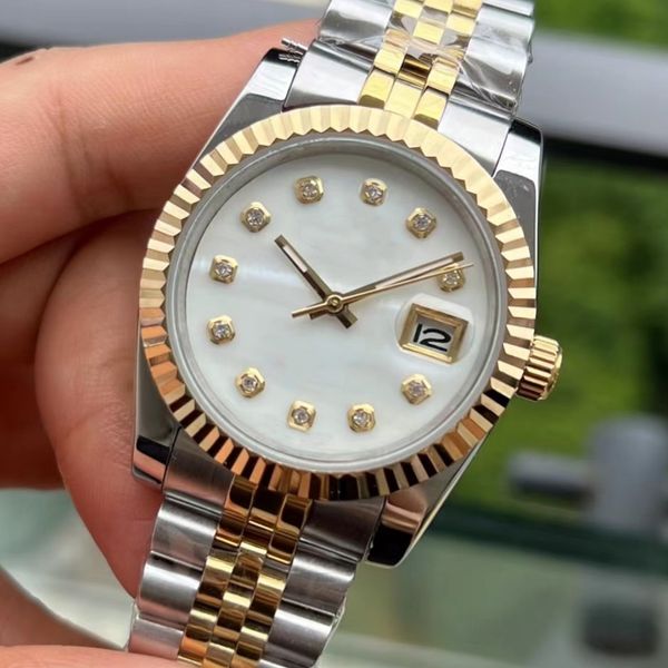 

man designer watch automatic mechanical watches 36/41mm stainless steel luminous waterproof 28/31mm women watch couples style classic wristw, Slivery;brown