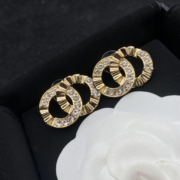 

fashion women's brand designer earrings earrings earstuds women's pendant elegant and simple fashion style women's wedding pa, Golden;silver