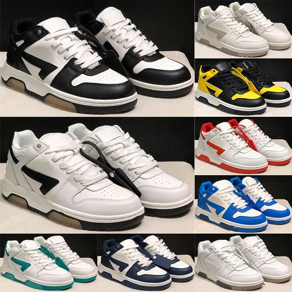 

x white out of office casual shoes designer men women ooo 30mm low leather sneaker plate-forme sports sneakers mens trainers yellow black b