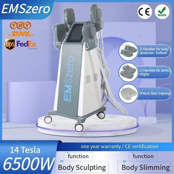 

emszero neo 14 tesla 6500w hi-emt body sculpting machine nova muscle stimulator shaping equipment for salon dls-emslim rf