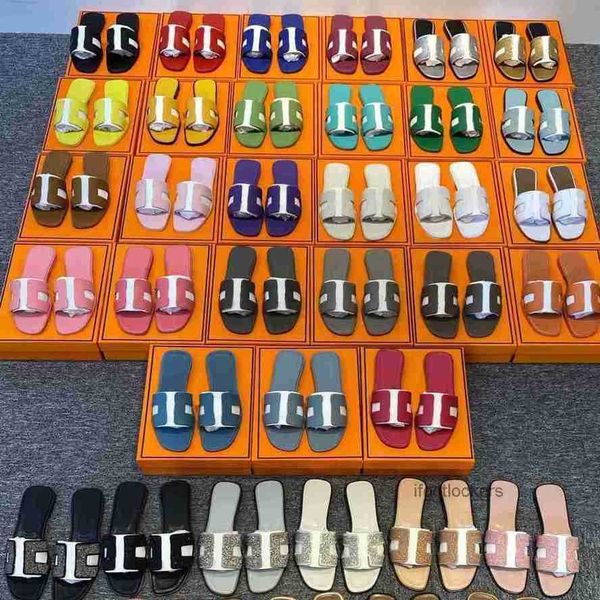 

fashion women sandals genuine leather oran slippers summer flat stylist slides ladies beach sandal party wedding slipper 35-42 8urh, Black