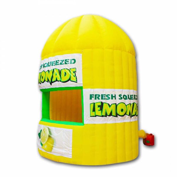 

inflatable lemonade kiosk inflatables booth include ce or ul certificated blower