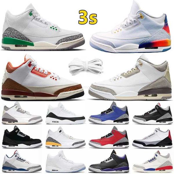 

jumpman 3 3s mens basketball shoes j balvinlucky green dark iris cardinal red kumquat neapolitan muslin desert elephant men women trainers s