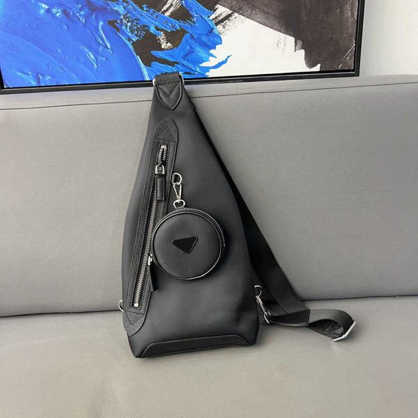 

chest bags men crossbody bags waist purse shoulder crossbody backpack soft grain small cowhide fashion with pouch 230615