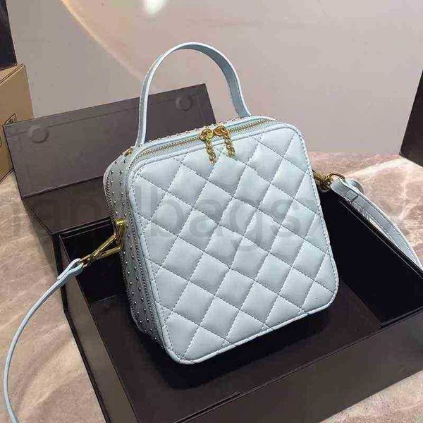 

cc bag shopping bags 22s new ladies crossbody designer luxury classic handbags diamond quilting shoulder double zip exquisite rivet scar