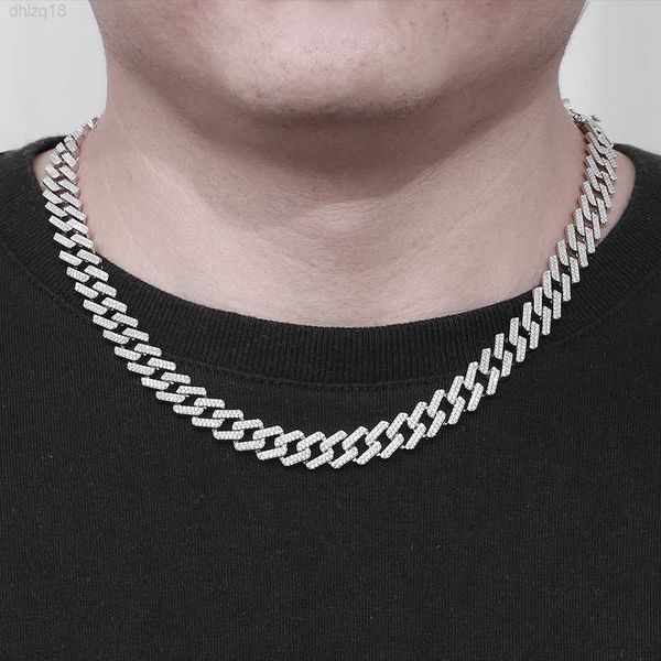 

silver hip-hop cuban chain jewelry for men