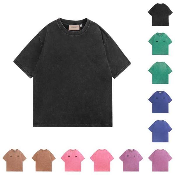 

mens designer essent t-shirt 2023 summer print letters loose hip hop trend essentails tshirts fashion casual tees essentiel nwhg0z3b, White;black