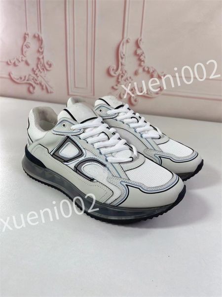 

new luxurys fashion designer shoes lightweight lace-up breathable casual sneakers business leisure walking loafers, Black
