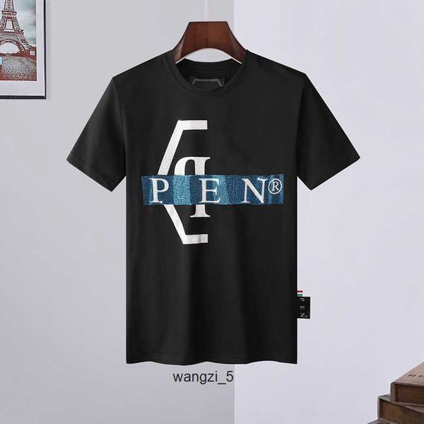 

phillip plain tees t-shirt summer fashion designer long sleeve luxury letter cotton clothing short zivh 19 a4z3, White;black