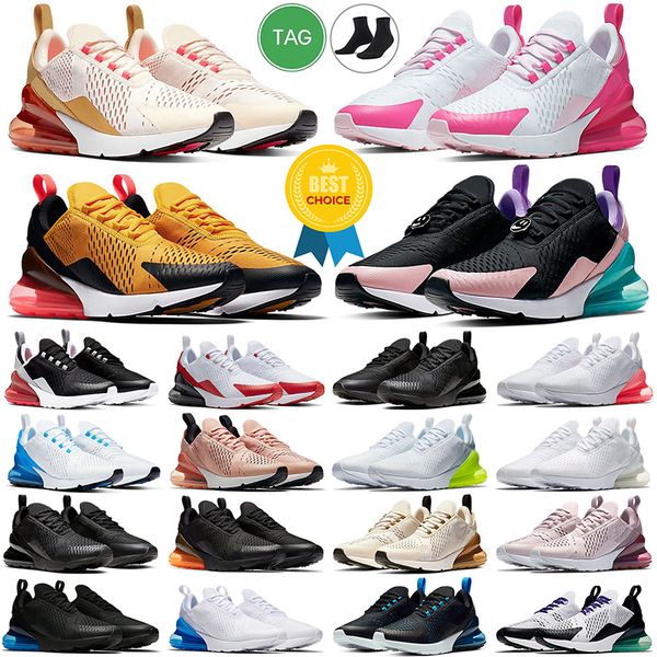 

running shoes 270 sneaker triple black white university red barely rose anthracite light bone tiger cactus 270s pink white gold mens womens