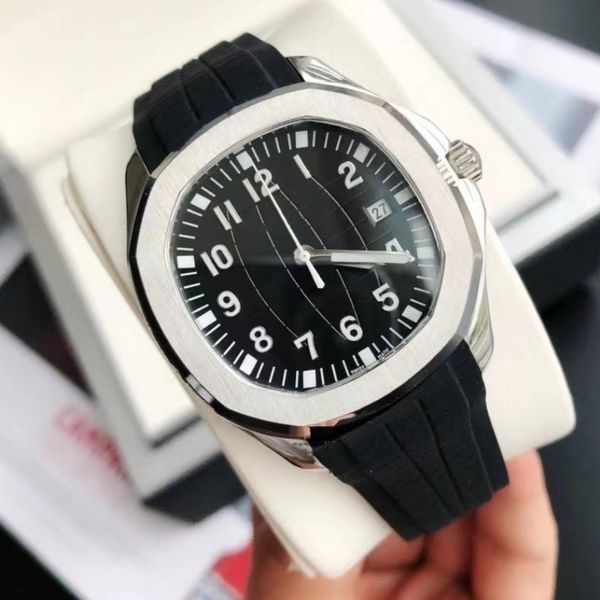

luxury mens designer nautilus grenade automatic watch 5167a watches ss rubber strap movement montre watches aaa watch, Slivery;brown