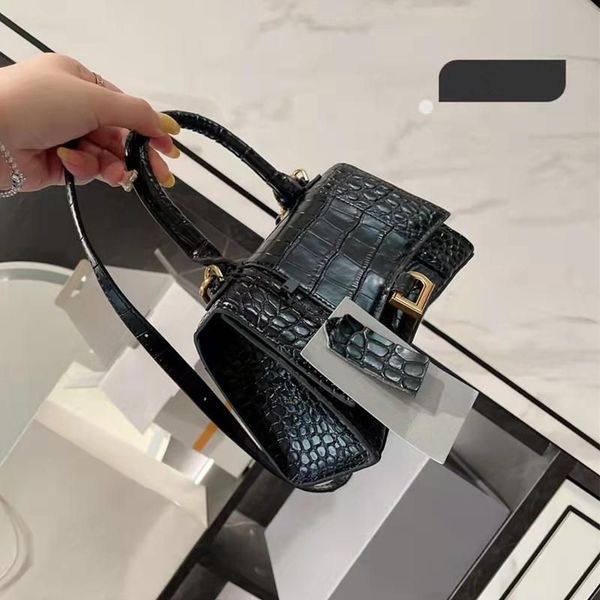 

designers handbags bag crossbody purse ladies totes shoulder bags cross body crocodile handbag wallets fashion lady alligator tote with orig, Black;red