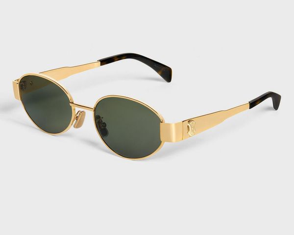 

5a eyewear ce cl40308 cl4s235 triomphe metal 01 eyeglasses discount designer sunglasses for men women acetate 100% uva/uvb with glasses bag, White;black