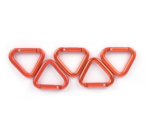 

1pc triangle carabiner outdoor camping hiking keychain snap clip hook buckle 1pc qylybt3585702