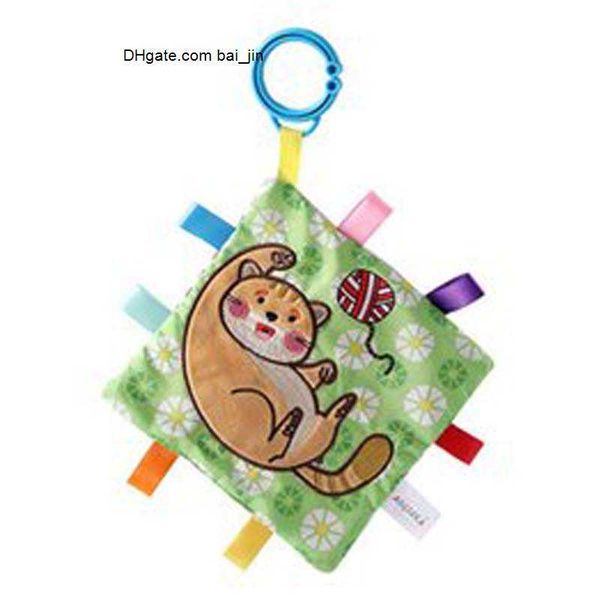 

baby old cobbler pacify bibs burp cloths variety of cartoon animal patterns embroidery handkerchief soothing saliva towel