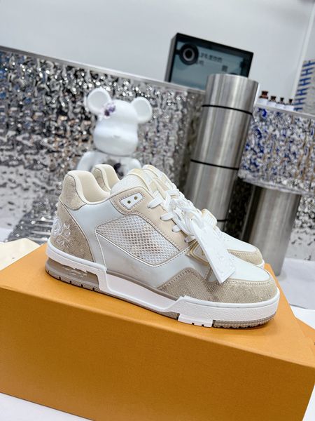 

women and men sneaker fashion designers casual shoes lace more colour platform trainers walking sneakers 0607, Black