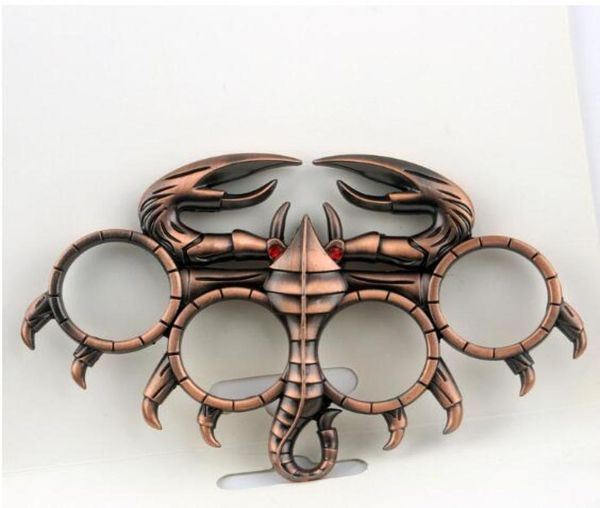 

new brass knuckles holy spiritus mundus named iron dusters fist window breaker finger ring plating knuckle dusters metal alloy3636894