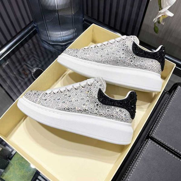 

european men shoes genuine leather thick sole increase couples fashion casual shoes woman crystal sneakers street tide shoes 2a