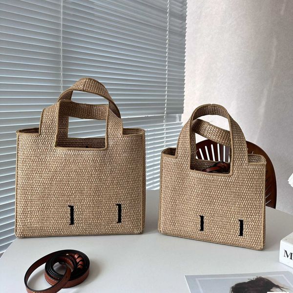 

beach bag designer women straw luxurys handbags l tote bags shopping crossbody large capacity embroidered shopping tote classic purses 23042