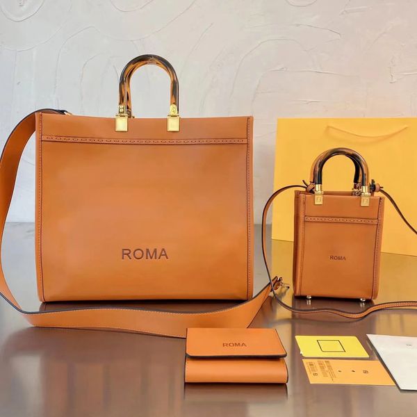 

womens fend roma sunshine shopping large tote bag crossbody evening designer purse gym cosmetic mens clutch glass stuff luxury handbag leath