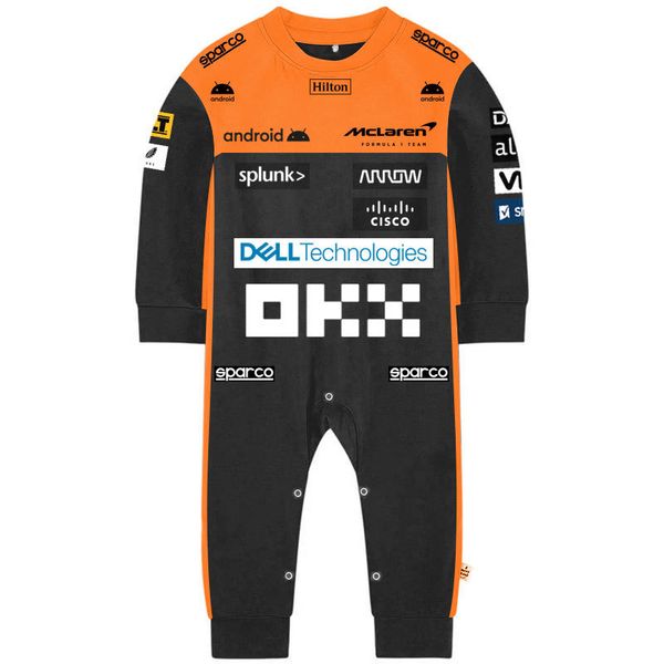 

Rompers McLaren Baby Jumpsuit Formula One Racing Bay Boys And Girls Bailey Spring And Autumn Long Sleeves, Gold