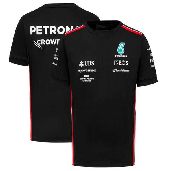 

latest 2023 for mercedes benz t-shirt f1 racing car 3d streetwear printed fashion sports oversized shirt with round neck for kids, White;black