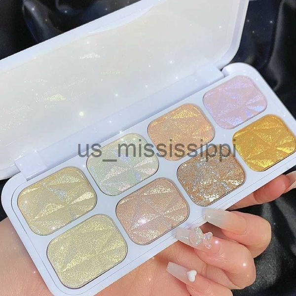 

eye shadow 8 color shimmer pearl waterproof eyeshadow highlighting repairing one palette glitter sleeper eyeshadow palette makeup tools j230