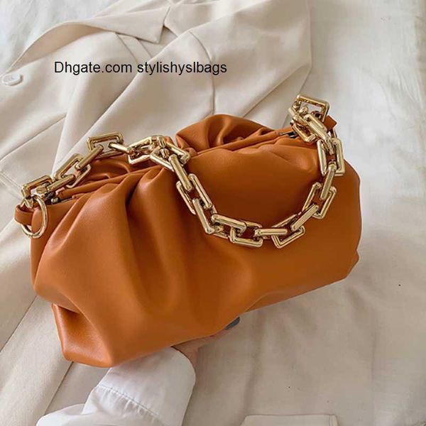 

shoulder bags luxurious acrylic chain women handbag summer bag shoulder cloud bag fashion simple chain underarm bag shouleder bag