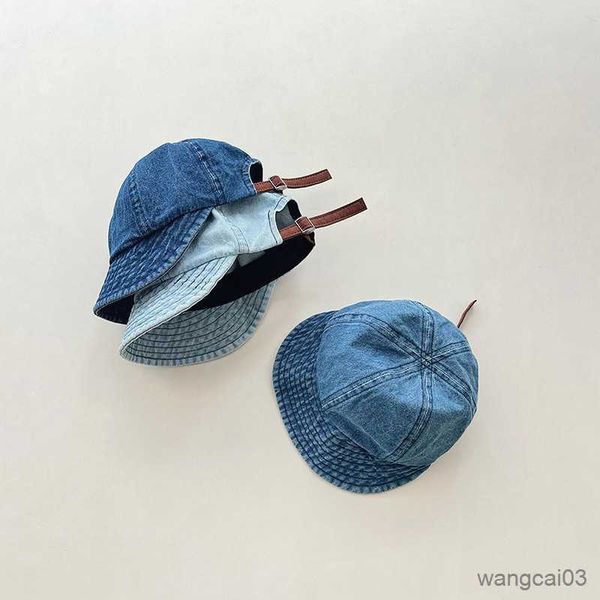 

caps hats baby hat 2023 spring and autumn fashion cowboy soft brim baby boy's cap 0-4year girl's cap, Yellow