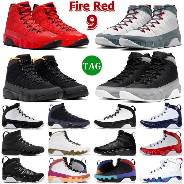 

2023 jumpman 9 og men basketball shoes 9s fir red particle grey racer university blue gold bred patent anthracite mens trainers outdoor spor